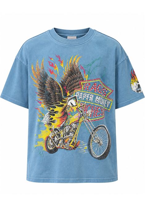T-shirt con stampa PAPER MONEY | EAGLE RIDEBLU